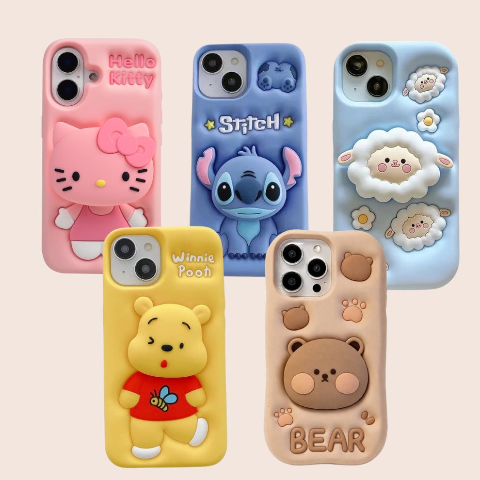 Cute 3D Cartoon Cases