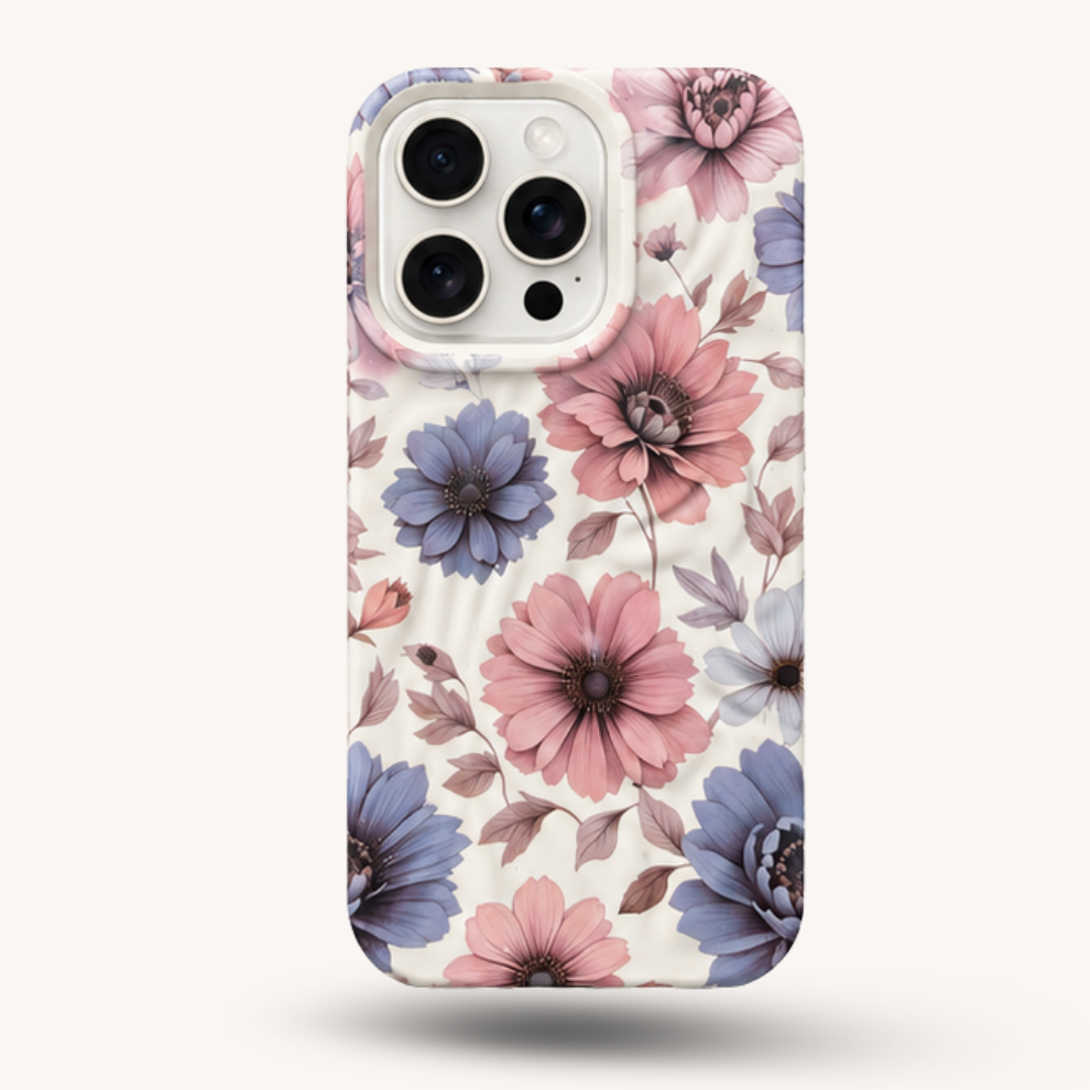 iPhone 16 Pro Bloom Pattern Protective Case – Floral