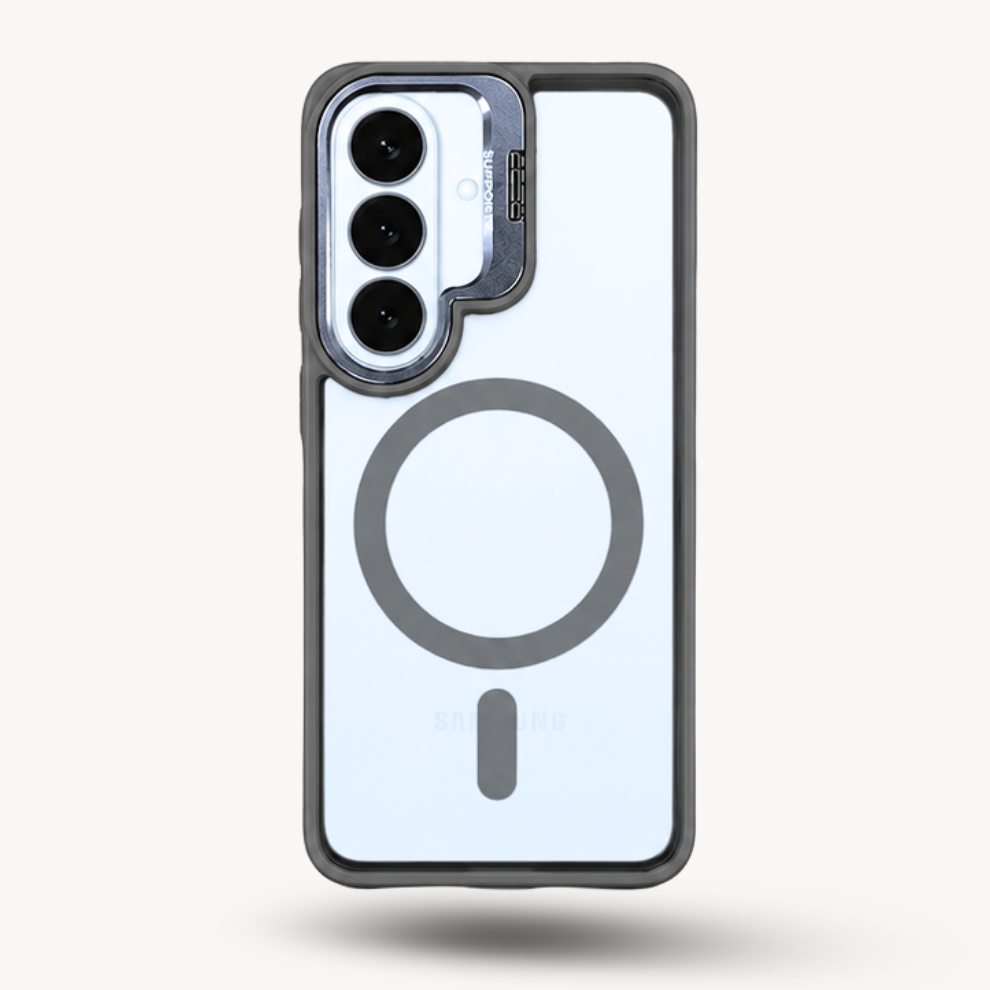 Samsung S26 Clear MagSafe Case – Grey
