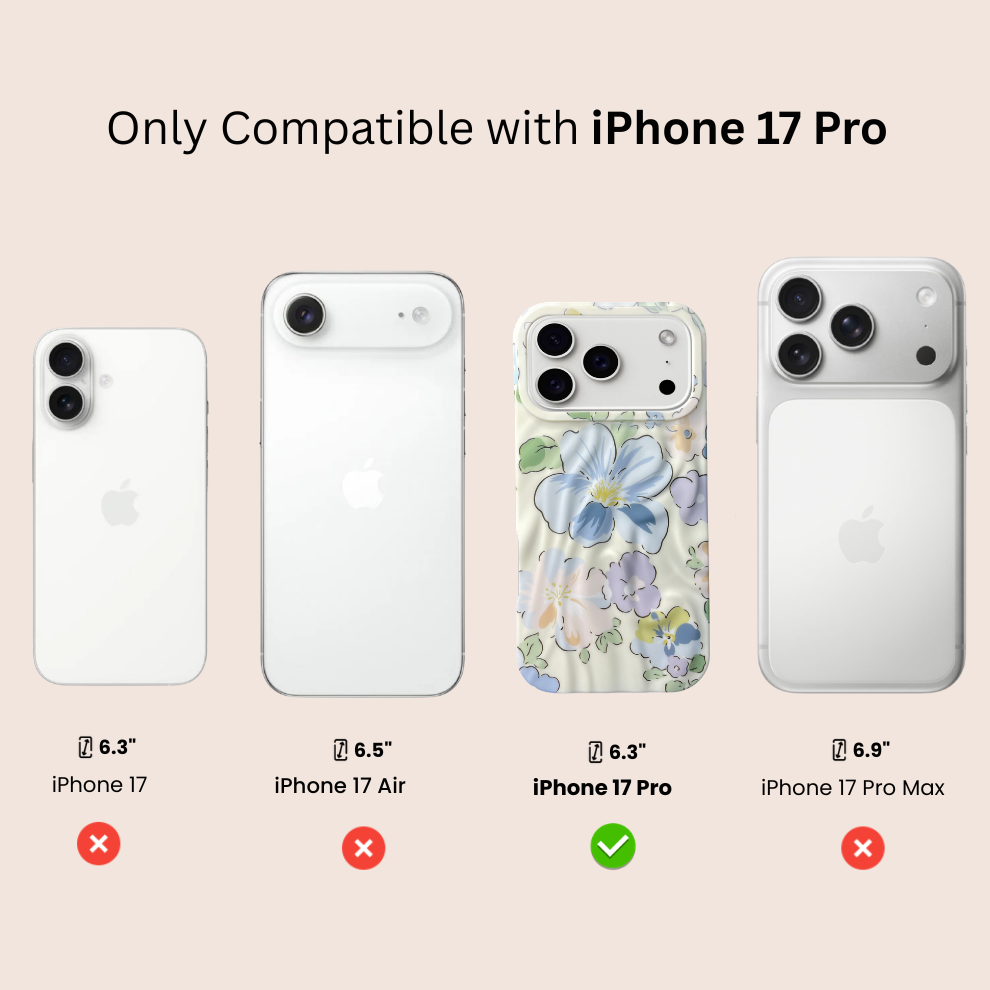 iPhone 17 Pro Blossom Pattern Protective Case – Floral