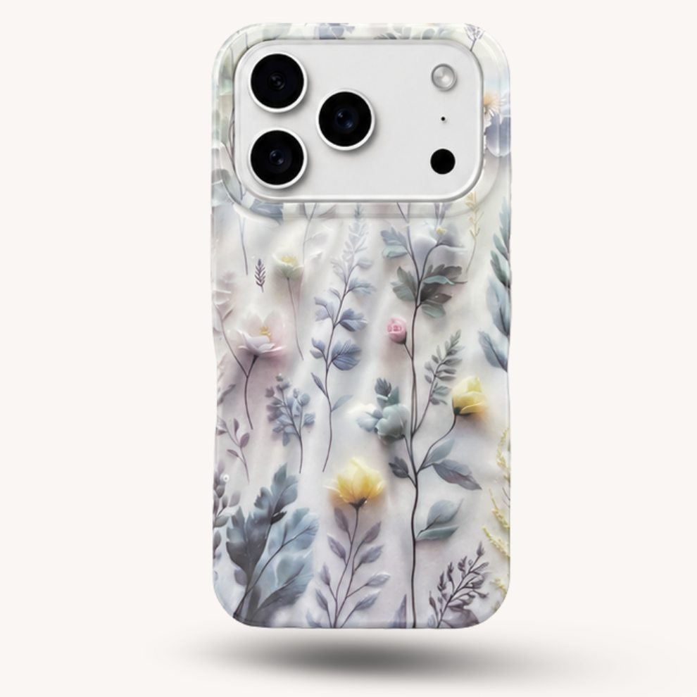 iPhone 17 Pro Botanical Pattern Protective Case – Floral