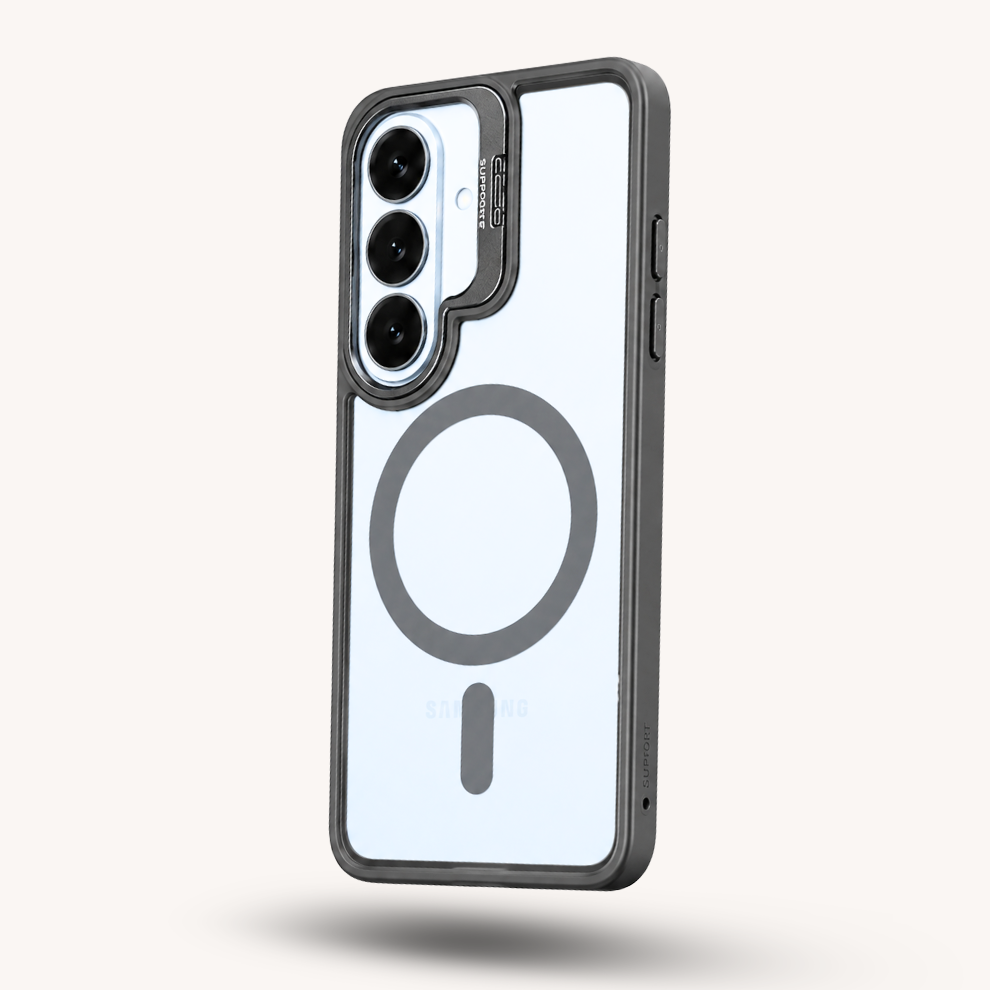 Samsung S26 Clear MagSafe Case – Grey