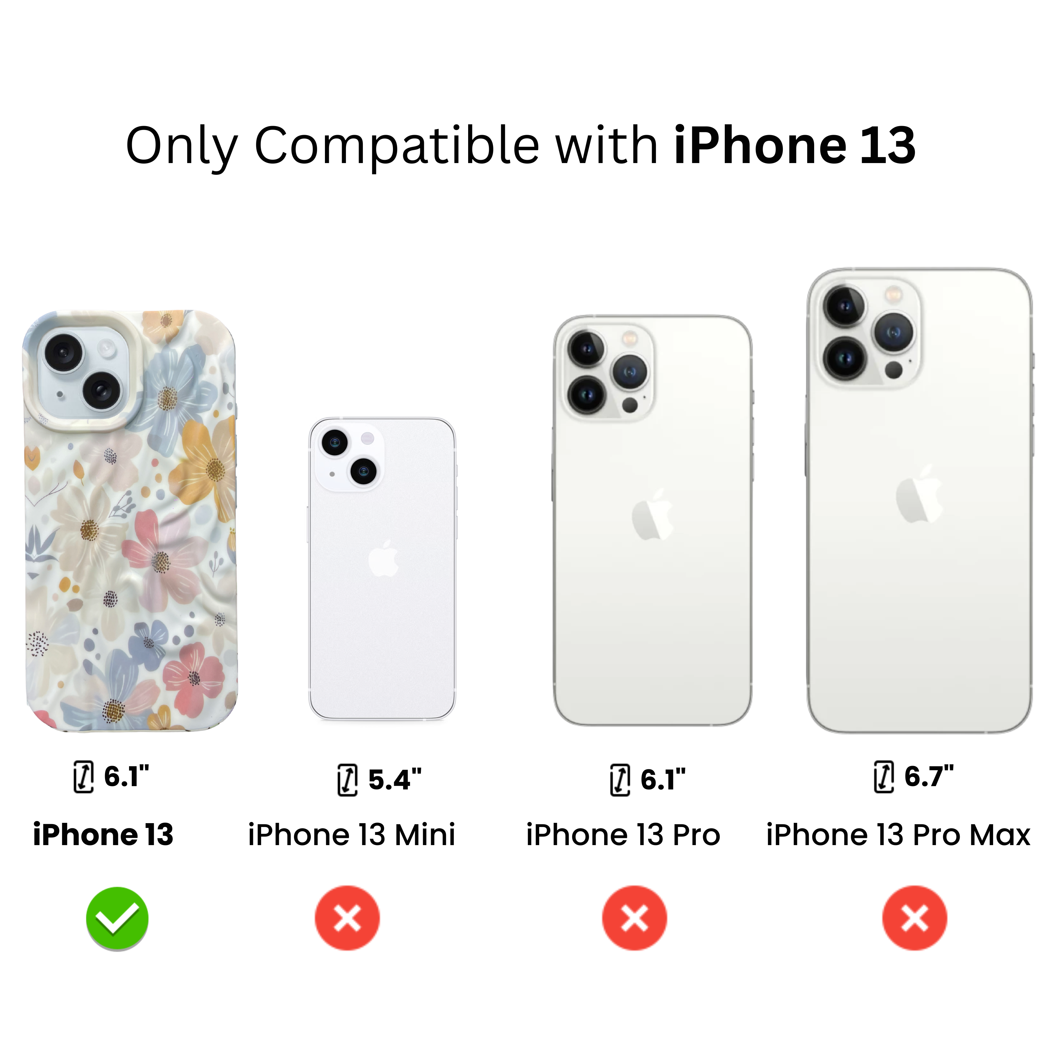 iPhone 14 Spring Pattern Protective Case – Floral