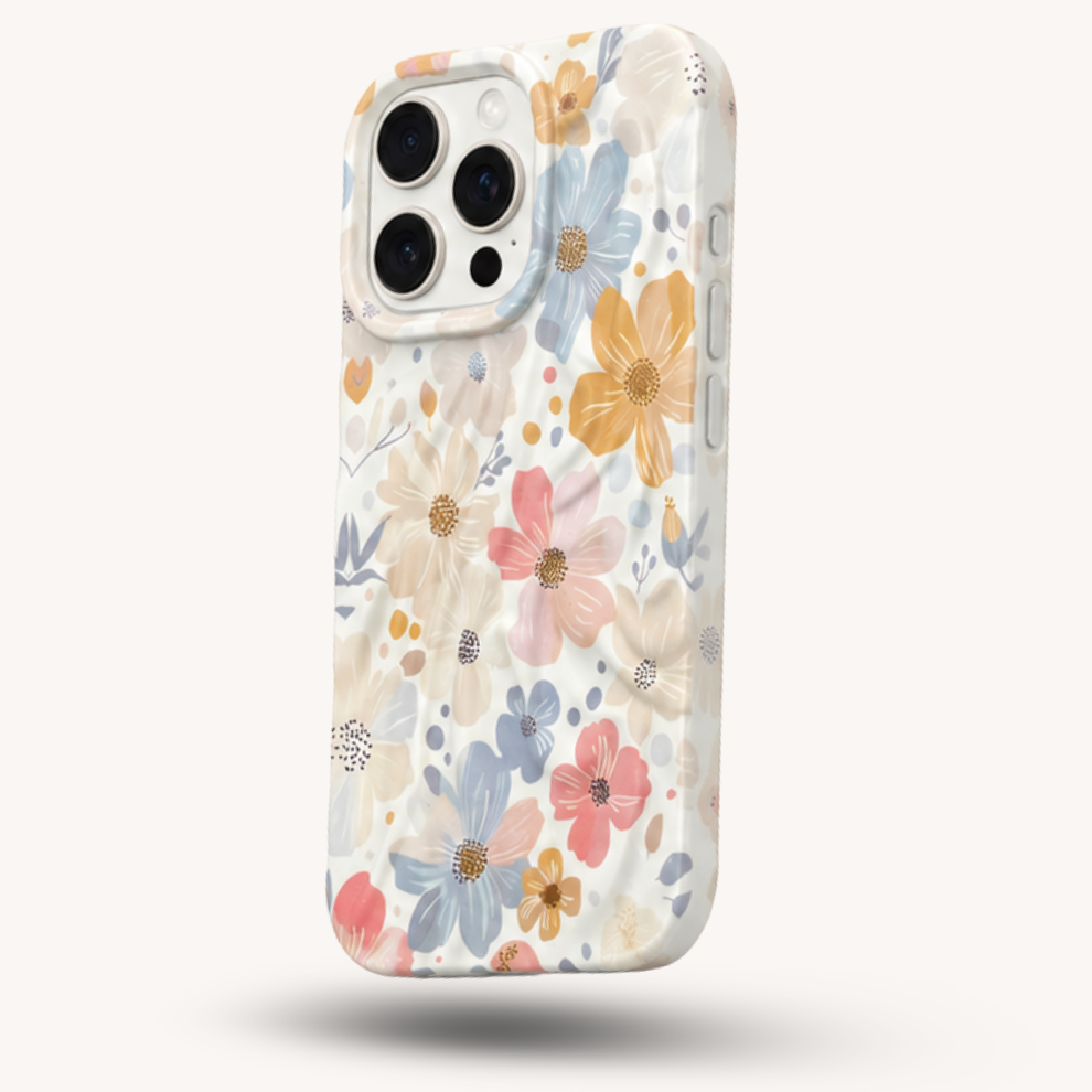 iPhone 16 Pro Max Spring Pattern Protective Case – Floral