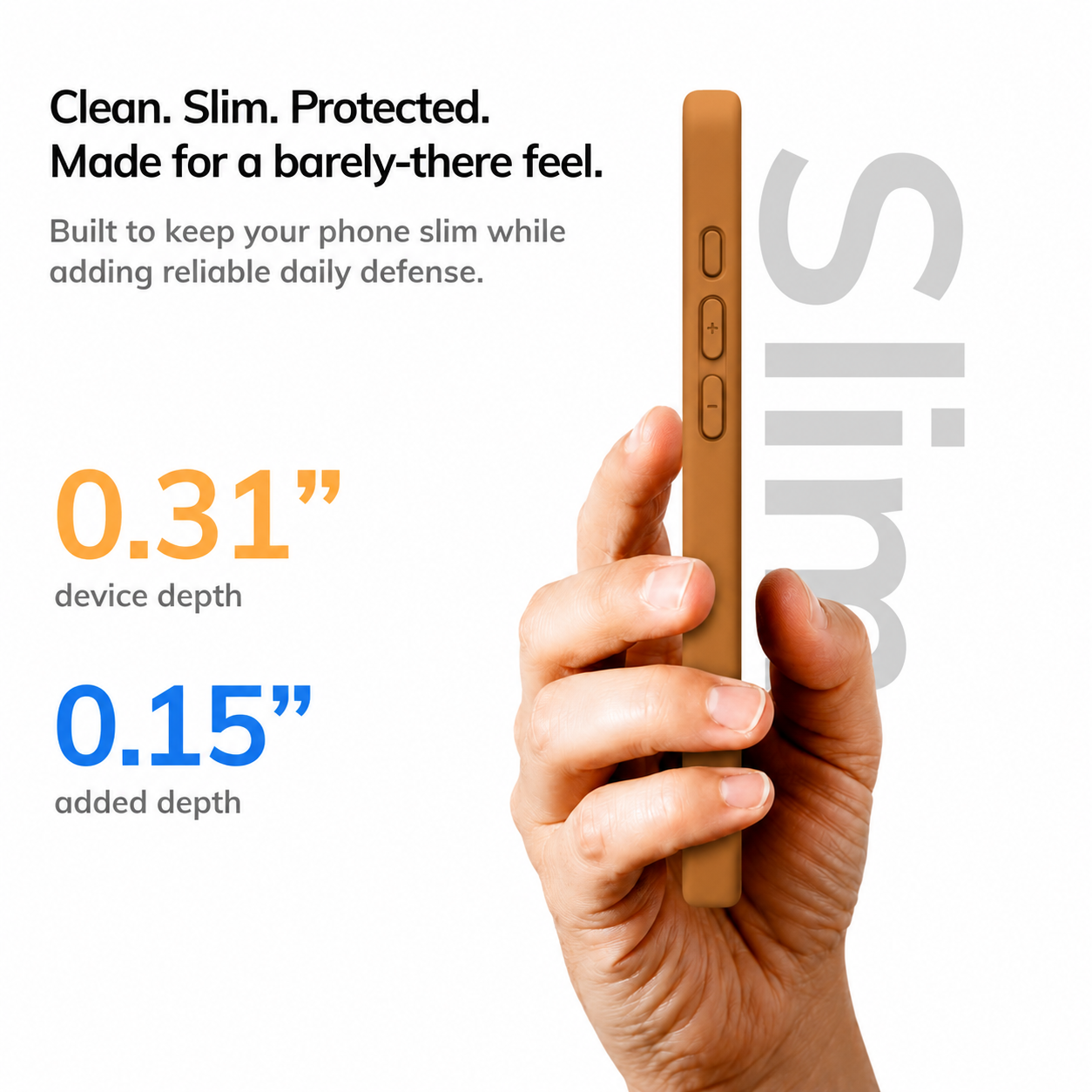 iPhone 16 3D Bear Case – Light Brown