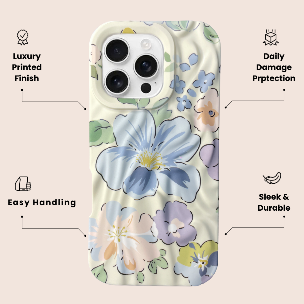 iPhone 16 Pro Blossom Pattern Protective Case – Floral