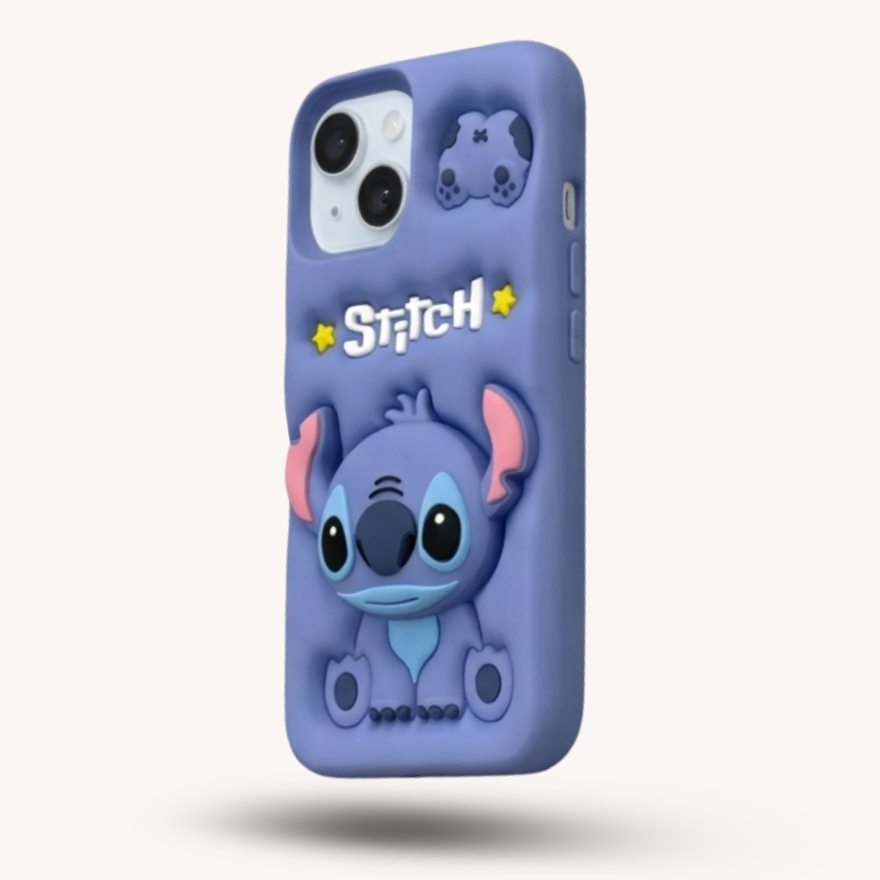 iPhone 14 Alien Soft Silicone Case – Blue