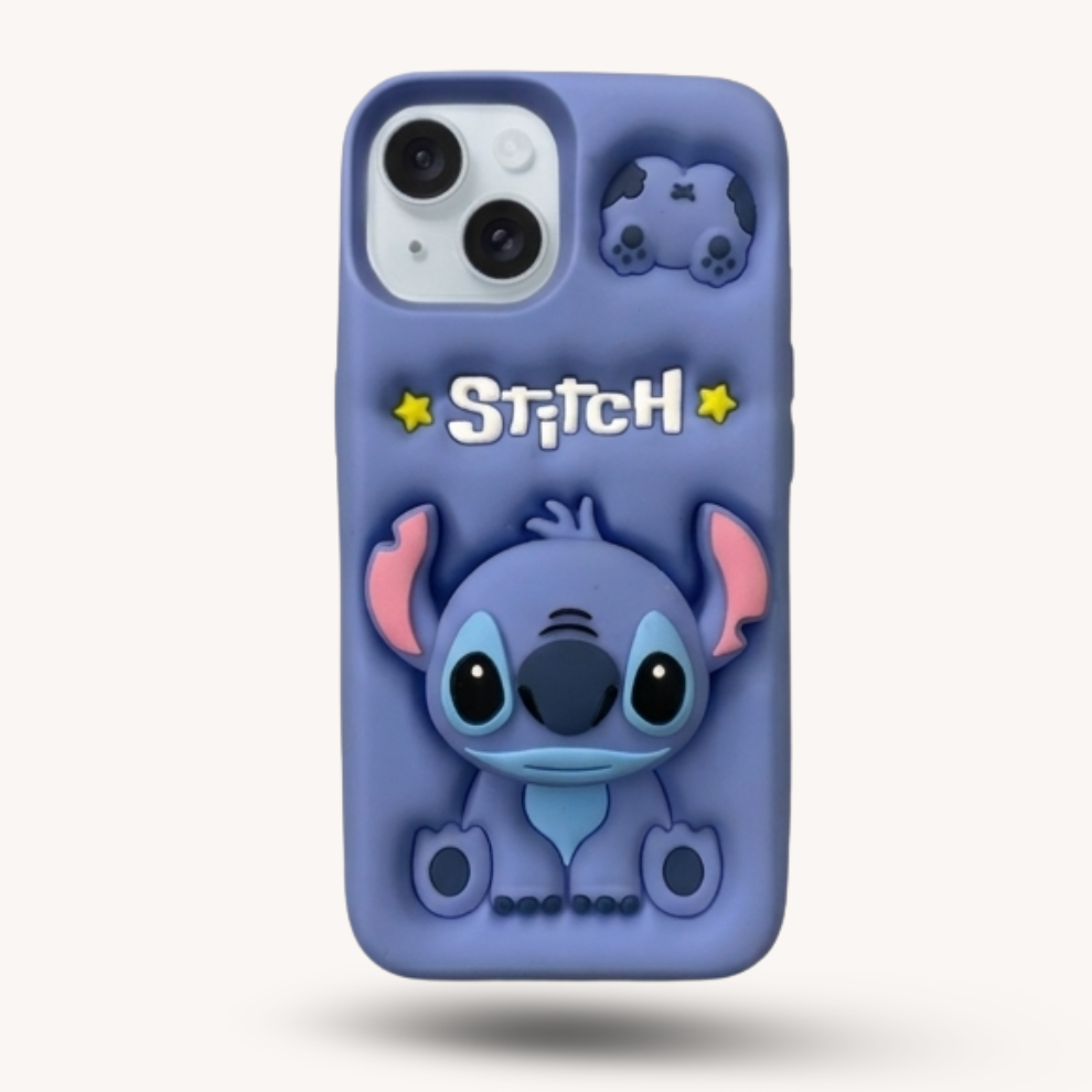 iPhone 15 Alien Soft Silicone Case – Blue