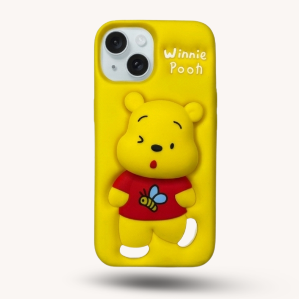 iPhone 14 Honey Bear Soft Silicone Case – Yellow