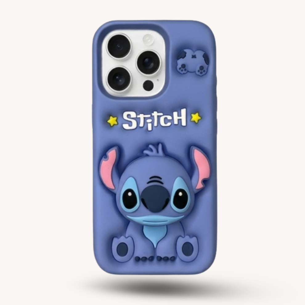 iPhone 14 Pro Max Alien Soft Silicone Case – Blue