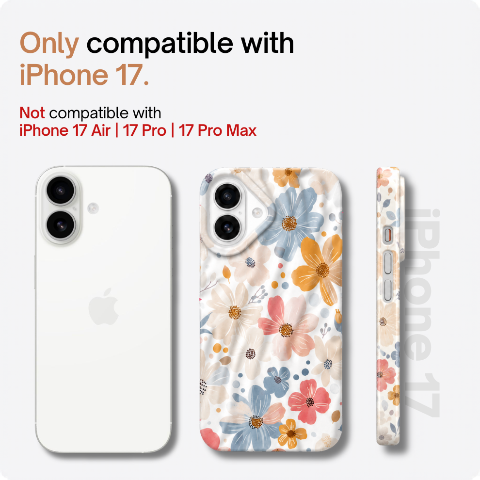 iPhone 17 Spring Pattern Protective Case – Floral