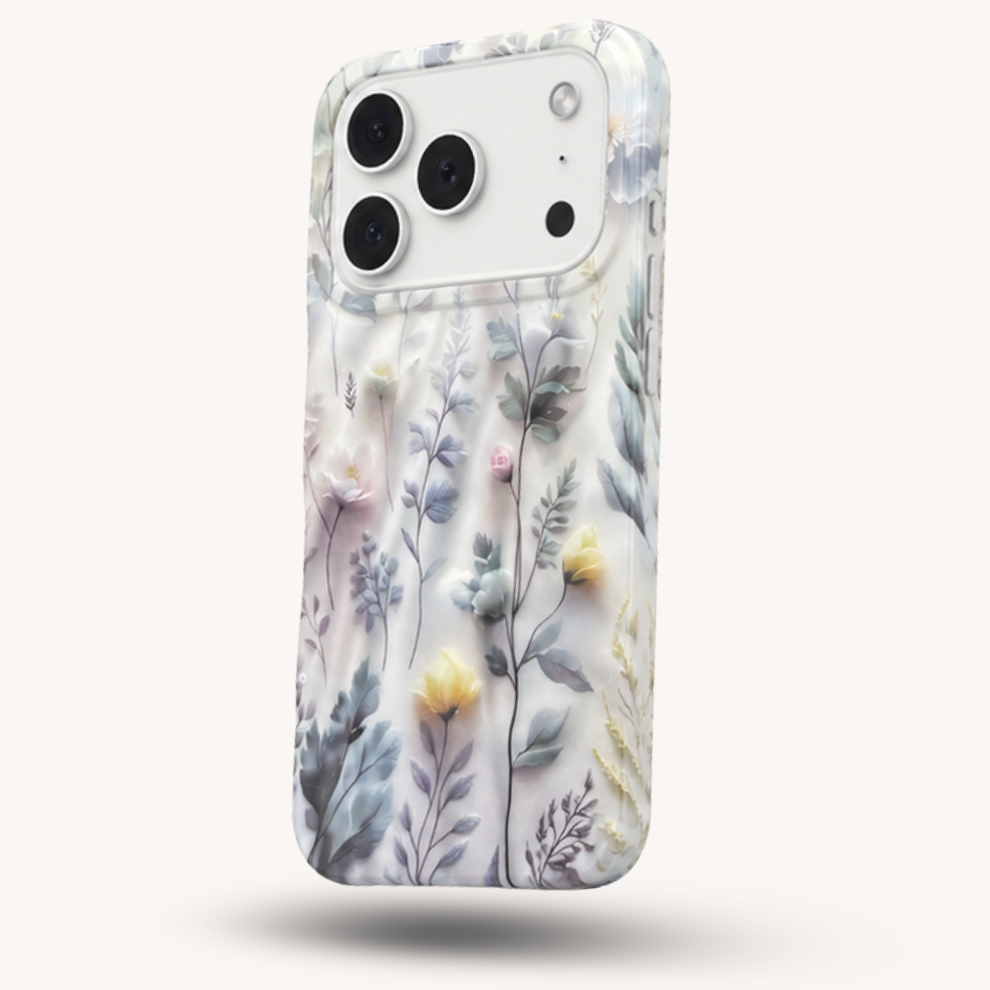iPhone 17 Pro Botanical Pattern Protective Case – Floral