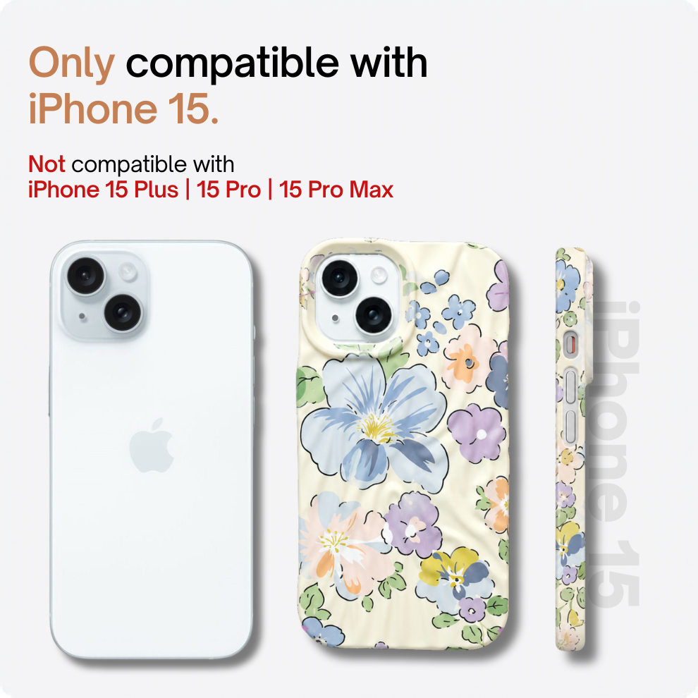 iPhone 15 Blossom Pattern Protective Case – Floral