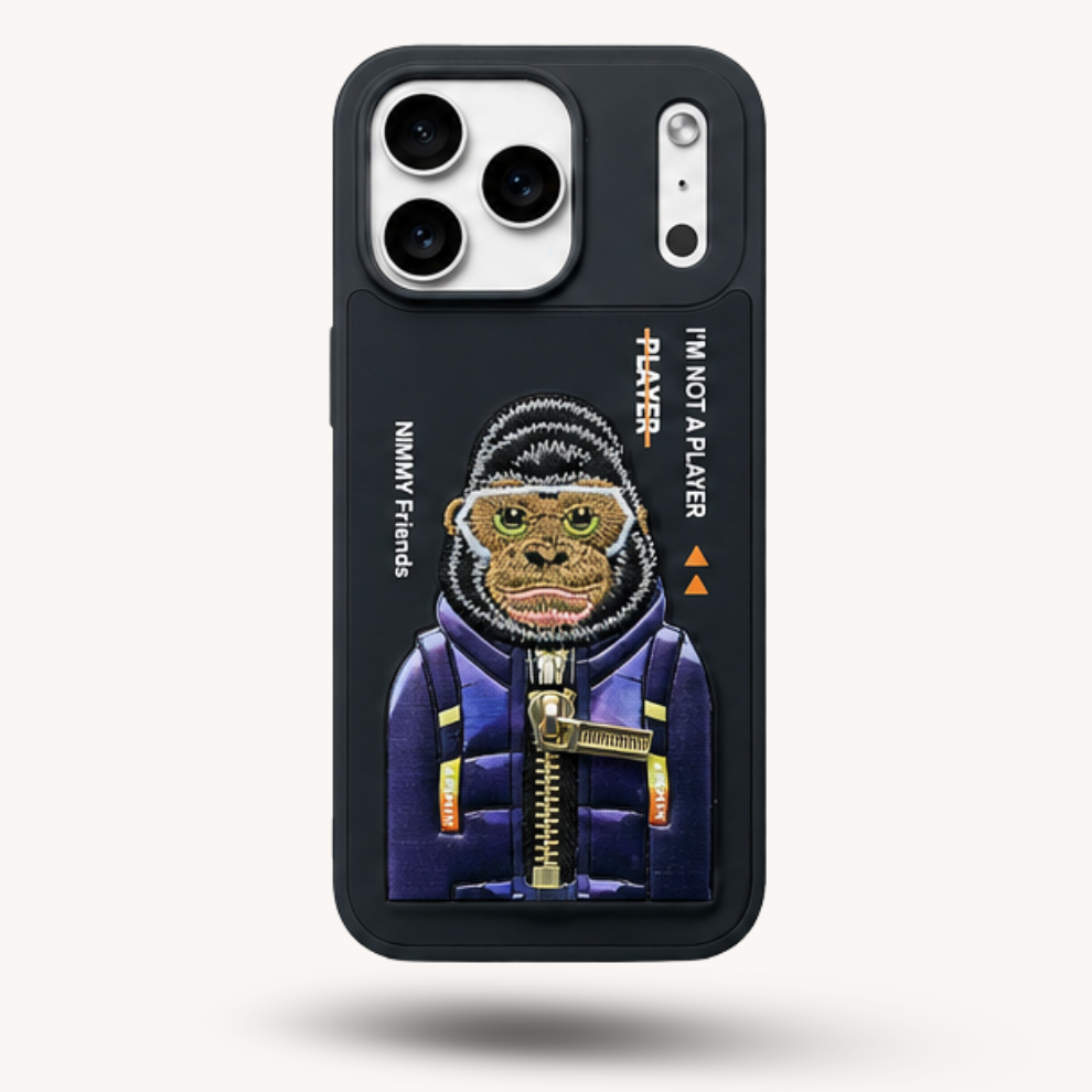 iPhone 17 Pro Max 3D Gorilla Case – Black