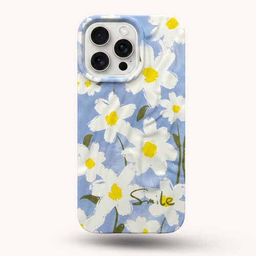iPhone 14 Pro Daisy Pattern Protective Case – Floral