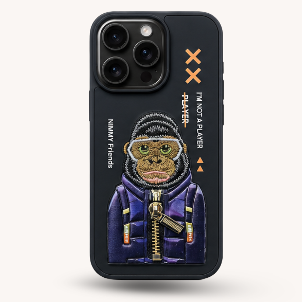 iPhone 16 Pro Max 3D Gorilla Case – Black