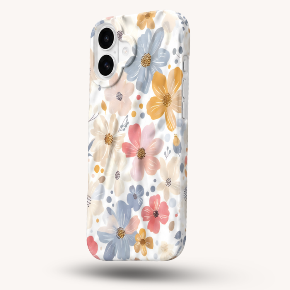 iPhone 16 Spring Pattern Protective Case – Floral