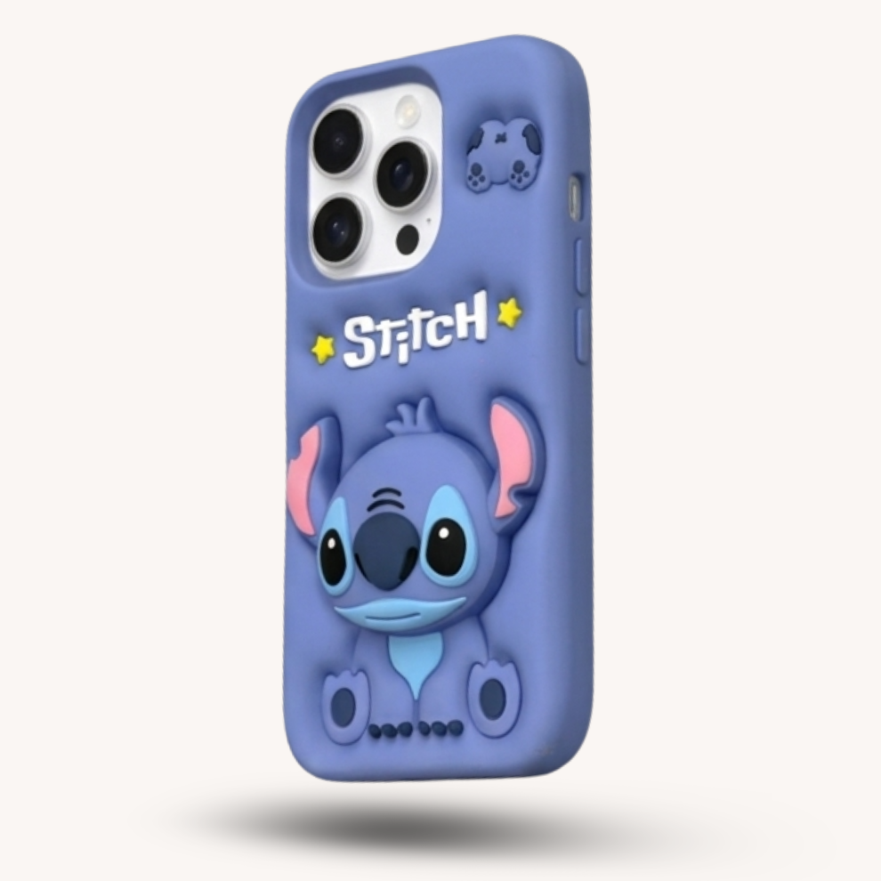 iPhone 14 Pro Alien Soft Silicone Case – Blue