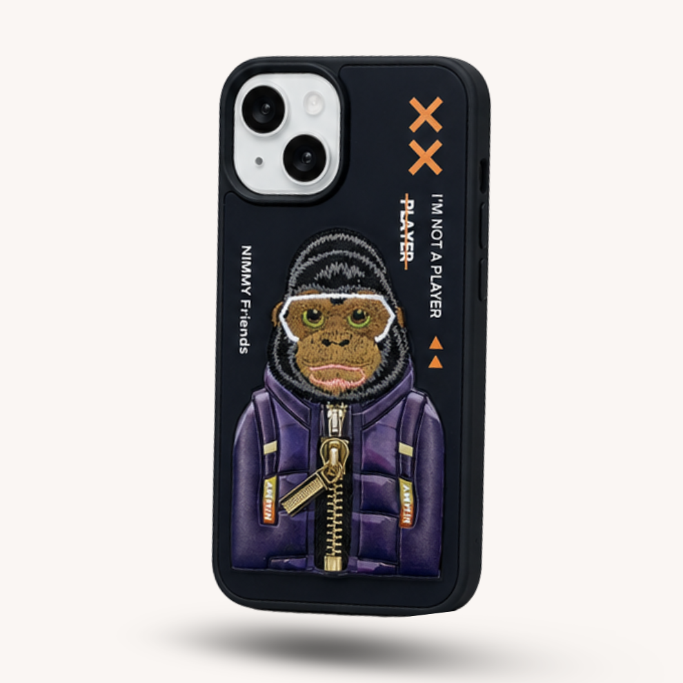 iPhone 15 3D Gorilla Case – Black