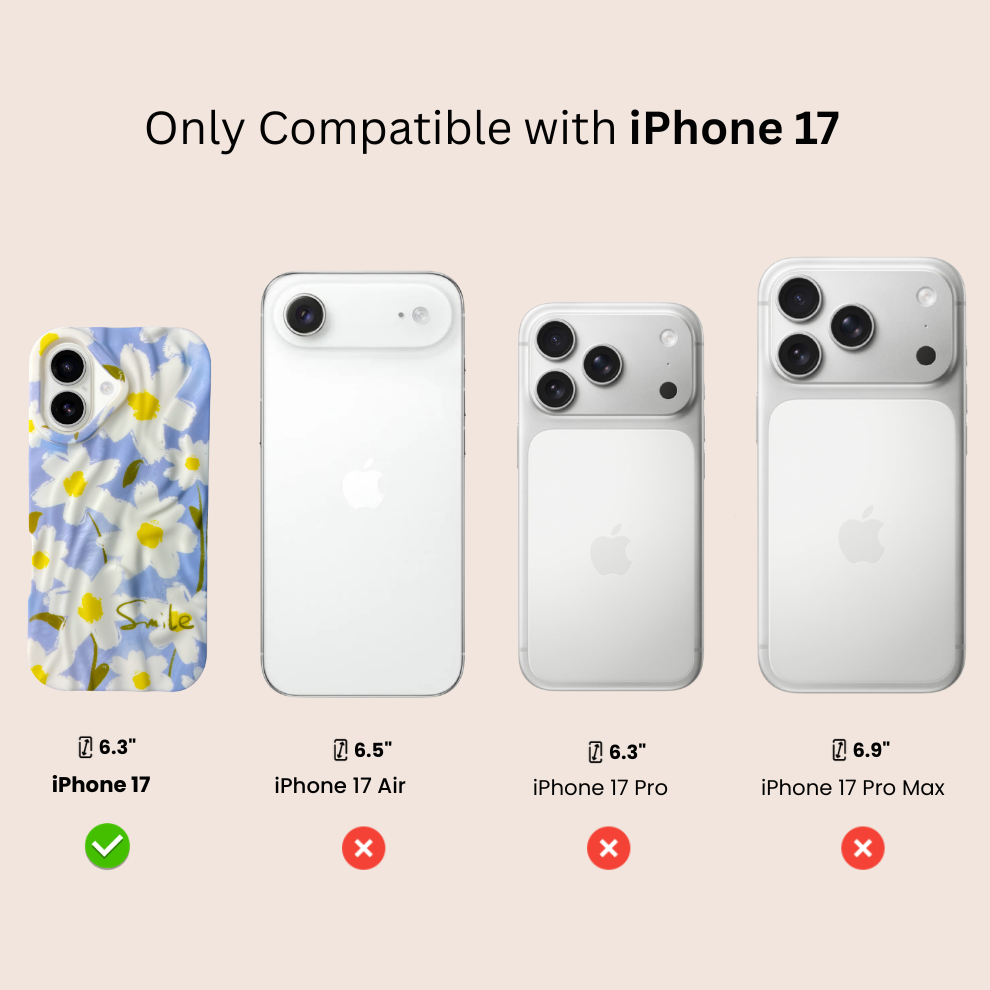 iPhone 17 Daisy Pattern Protective Case – Floral