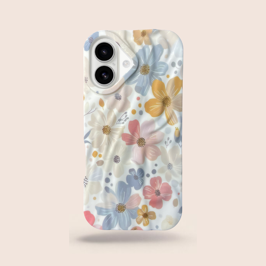 Pastel Floral Case for iPhone 17 – Cute Soft Aesthetic Slim Shockproof Matte Cover