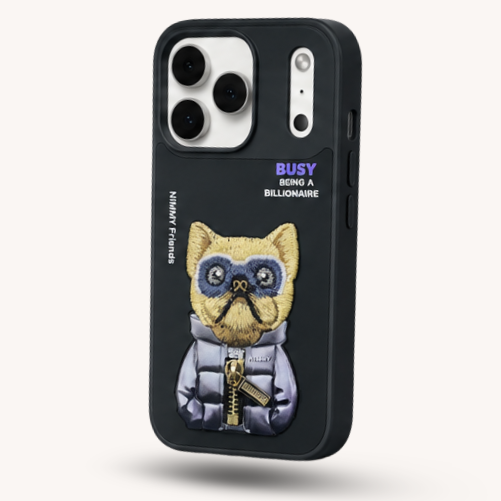 iPhone 17 Pro 3D Dog Case – Black