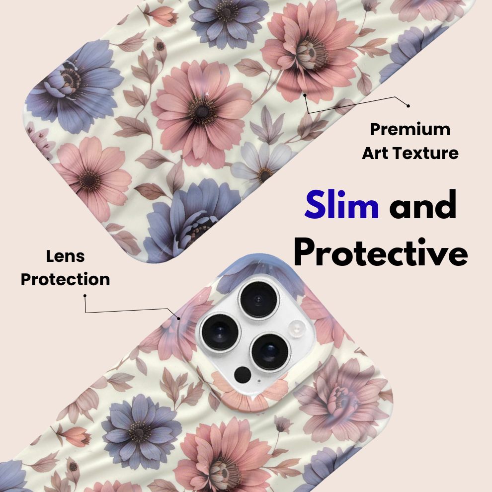 iPhone 16 Pro Bloom Pattern Protective Case – Floral