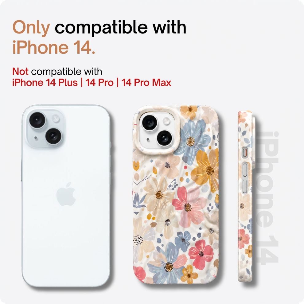 iPhone 14 Spring Pattern Protective Case – Floral